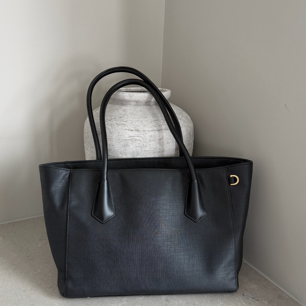 Dagne Dover “Legend” Coated Canvas Tote Lightly Used